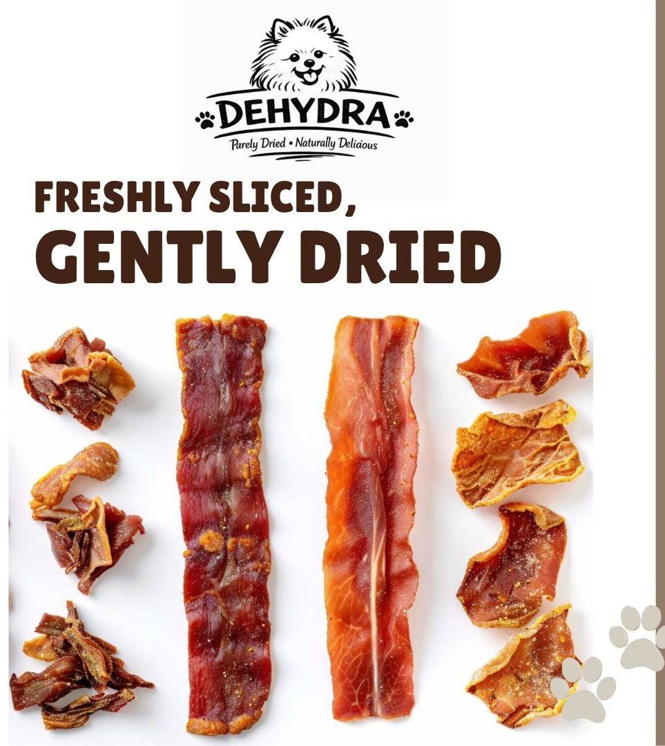 DEHYDRA freshly sliced, gently dried treats